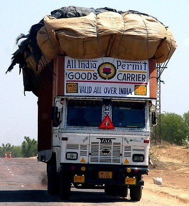 Overloaded Truck